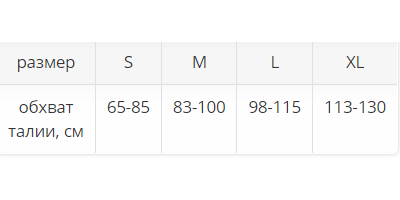 Противорадикулитный бандаж ПРР-01 Экотен, мягкая фиксация купить в OrtoMir24